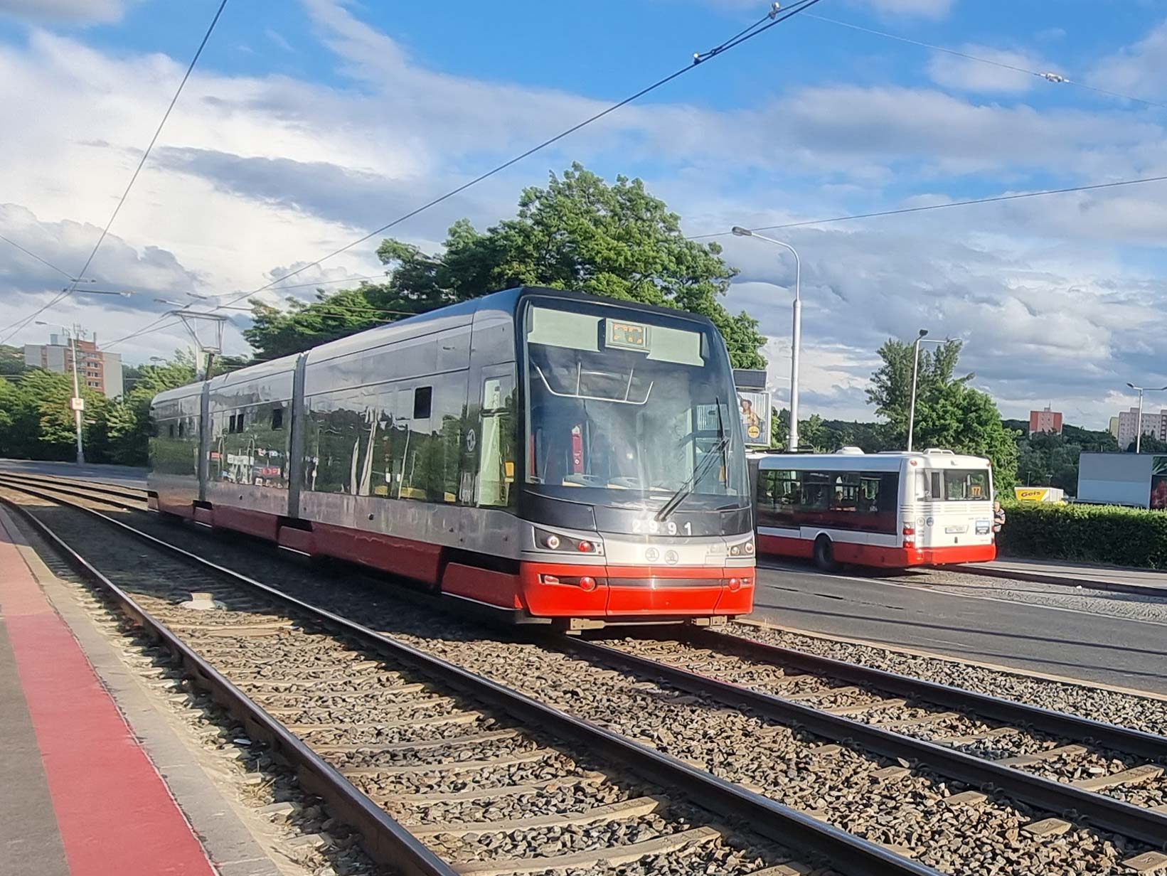 Tram a Praga